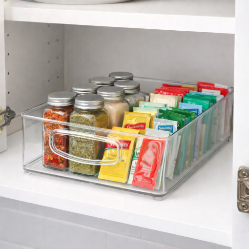 Organizador Transparente para Geladeira Freebox Niquelart