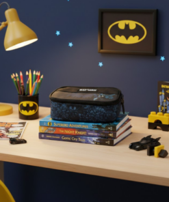 Estojo Escolar Batman Box Organizador com Divisórias