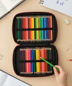 Estojo Escolar Batman Box Organizador com Divisórias