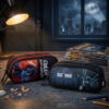 Estojo Escolar Infantil Batman com Três Divisórias