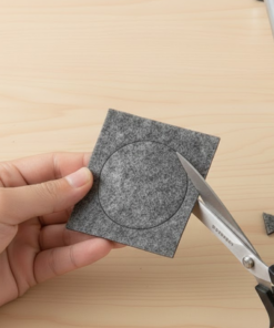 Feltro Adesivo Quadrado para Móveis 2 unidades 100mm