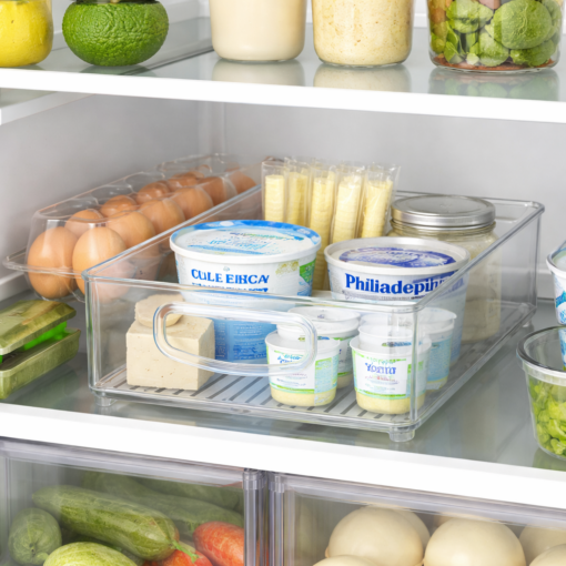 Organizador Transparente para Geladeira Freebox Niquelart