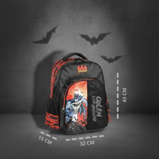 Mochila Escolar Infantil Batman Maxlog
