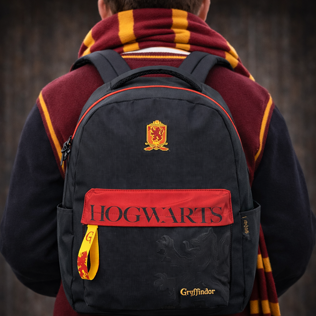 Mochila Harry Potter Grifinória Escolar