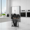 Porta Talheres Preto para Cozinha Eco Design Funcional Arthi