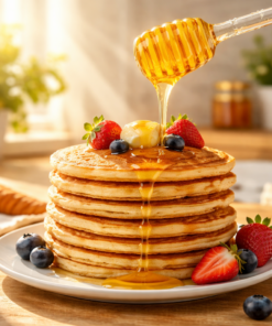 Meleira Colmeia Transparente em Acrílico com Tampa