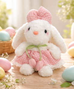 Coelha de Páscoa Pelúcia Decorativa Infantil