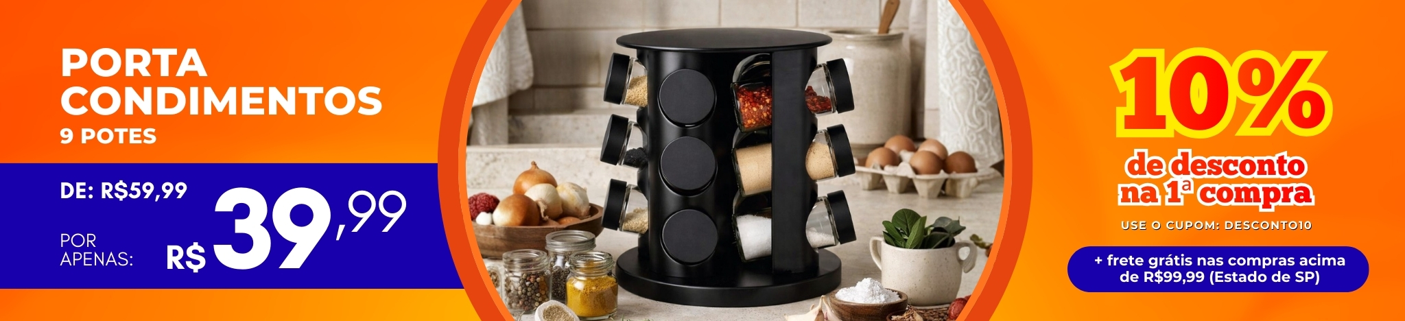 Desconto Porta Condimentos