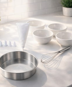 Kit Confeitaria para Bolo Completo com Forma