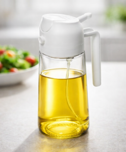 Galheteiro 2 em 1 Vidro com Borrifador 450ml Lyor