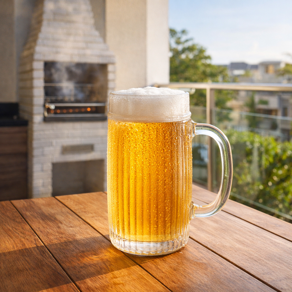 Caneca de Vidro para Chopp Riviera 490ml