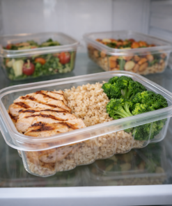 Kit Bolsa Térmica com 120 Potes Descartáveis 500ml