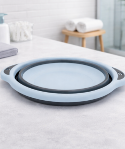 Balde Retrátil de Plástico Multiuso para Limpeza