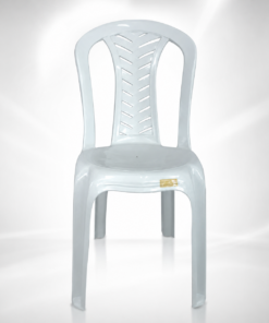 Cadeira Plástica Branca Camboinha Empilhável Resistente Plastex