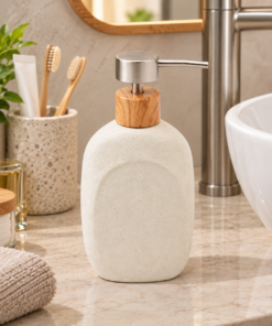 Porta Sabonete Líquido de Cerâmica Granilite Bath Lyor