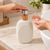 Porta Sabonete Líquido de Cerâmica Granilite Bath Lyor