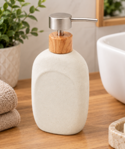Porta Sabonete Líquido de Cerâmica Granilite Bath Lyor