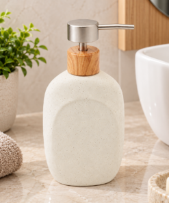 Porta Sabonete Líquido de Cerâmica Granilite Bath Lyor