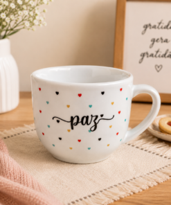 Xícara Chá Paris 170ml Decorada Avulsa Porcelana