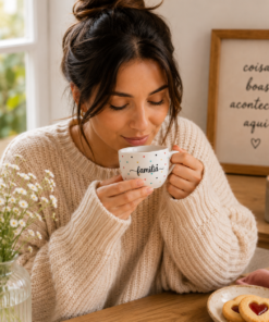 Xícara Chá Paris 170ml Decorada Avulsa Porcelana