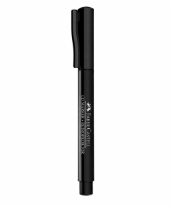 Marcador Permanente para CD DVD Preto Faber-Castell