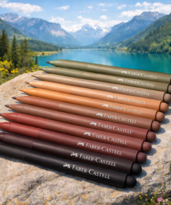 Canetinha Vai e Vem Tons de Pele Faber Castell Lavável Ideal Para Escola e Artes