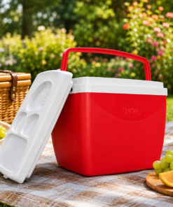 Caixa Térmica Mor 34L Vermelha para Bebidas e Alimentos