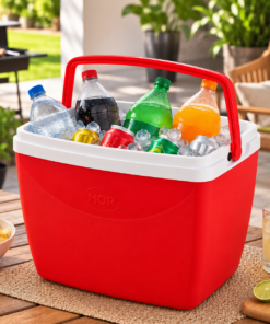 Caixa Térmica Mor 34L Vermelha para Bebidas e Alimentos