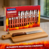 Kit Tábua de Corte + Talheres para Churrasco Tramontina