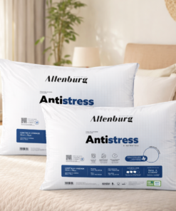 Kit 2 Travesseiros Antistress 50x70cm Ideal para Noites de Sono Confortáveis