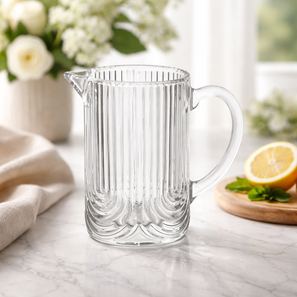 jarra de Leite em Vidro Laure 260ml