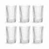 Jogo 6 Copos Vidro 250ml Laure Allmix Transparente