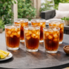 Jogo 6 Copos Vidro 250ml Laure Allmix Transparente