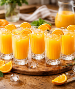 Jogo 6 Copos de Vidro Long Drink 420ml Borda com Filete Dourado