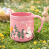 Caneca Infantil Plástica 200ml Decorada Tema Páscoa Colorida