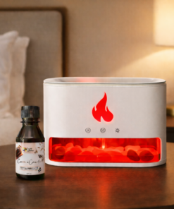 Kit Umidificador Caixa Branca com essencia