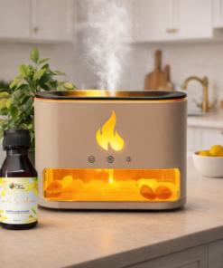 Kit Umidificador Caixa Branca com essencia