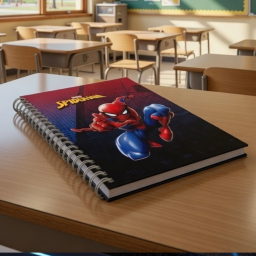 Caderno Escolar Homem Aranha Marvel 10 Matérias Ideal para Escola e Faculdade