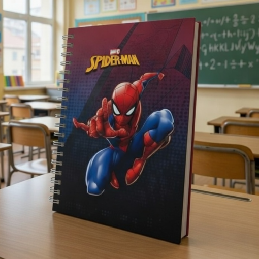Caderno Escolar Homem Aranha Marvel 10 Matérias Ideal para Escola e Faculdade