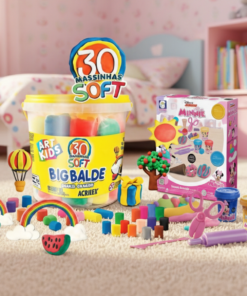 Kit Massinha de Modelar Doceria Minnie Brinquedo Infantil Criativo com Acessórios