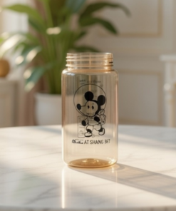 Garrafa Plástica 450ml com Tampa Rosca e Alça para Transporte