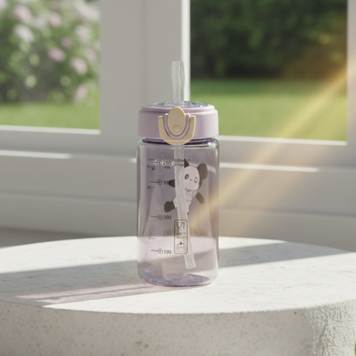 Garrafa Plástica 450ml com Tampa Rosca e Alça para Transporte