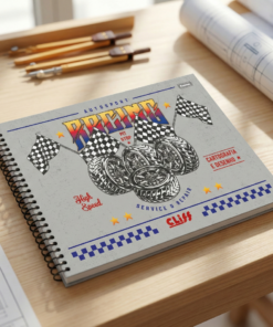 caderno de desenho escolar 80 folhas