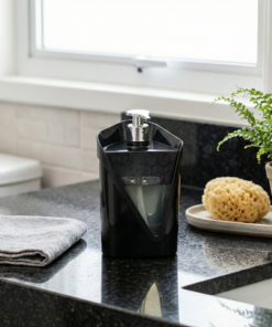 dispenser sabonete líquido preto