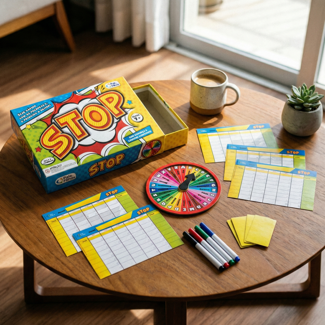 jogo Stop de tabuleiro Gala Brinquedos