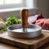 Molde para Hambúrguer de Metal Alumínio Prensa Gourmet