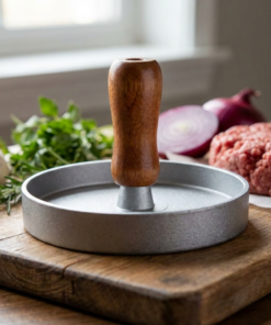 Molde para hambúrguer metal Prensa Gourmet