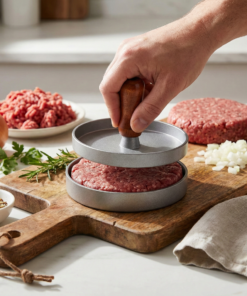 Molde para hambúrguer metal Prensa Gourmet