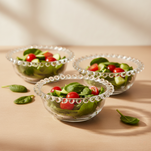 Conjunto 3 Bowls Cristal Pearl 14cm Wolff