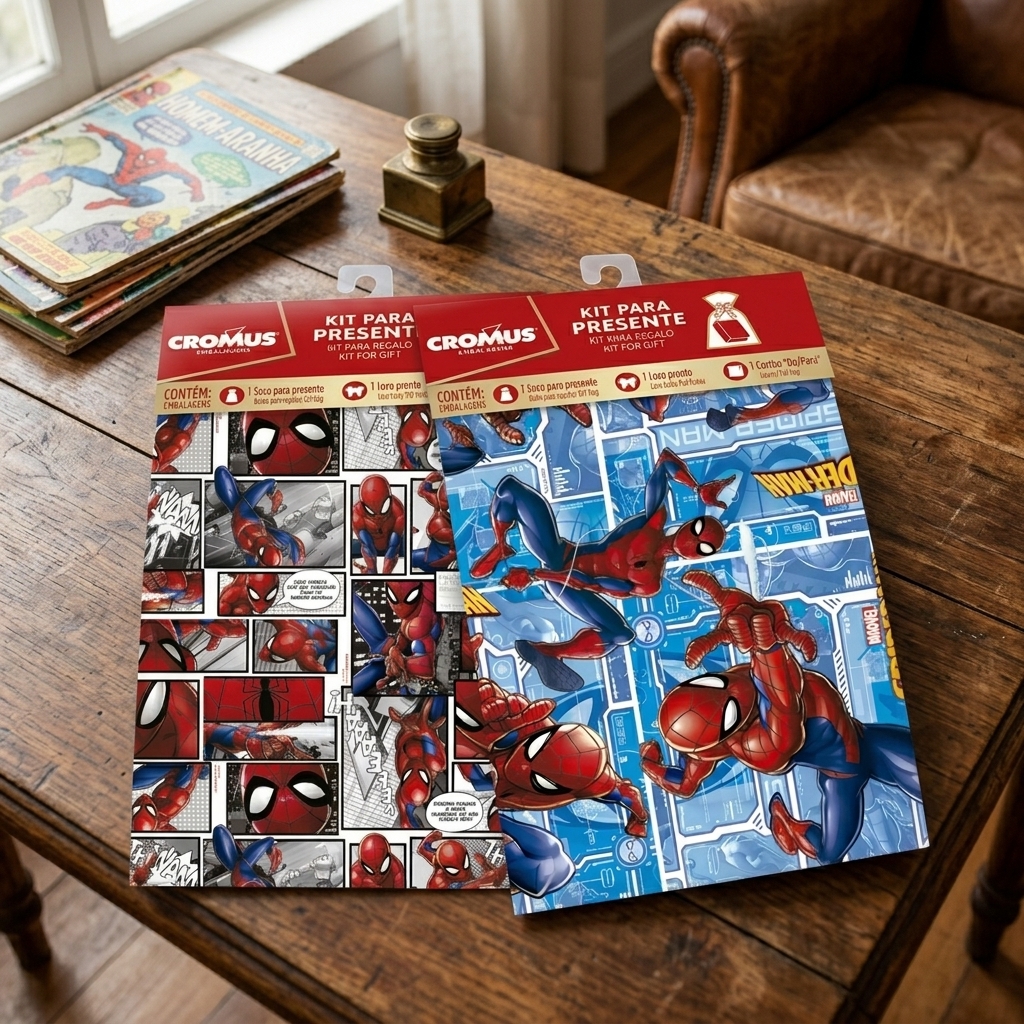 Saco Presente Homem Aranha Express Cromus